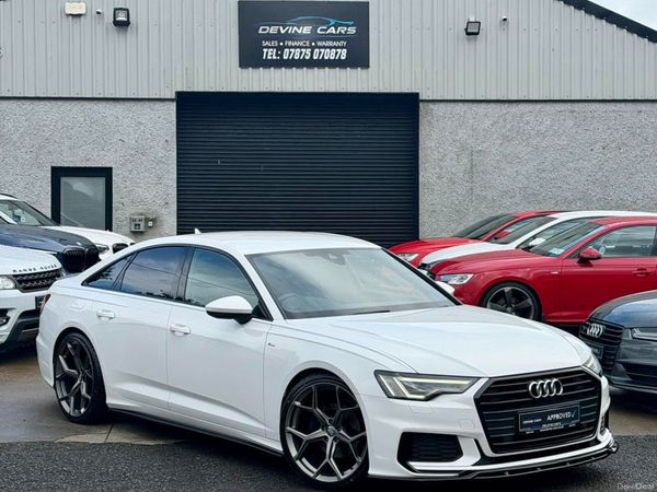 Audi A6 Saloon, Diesel Hybrid, 2019, White