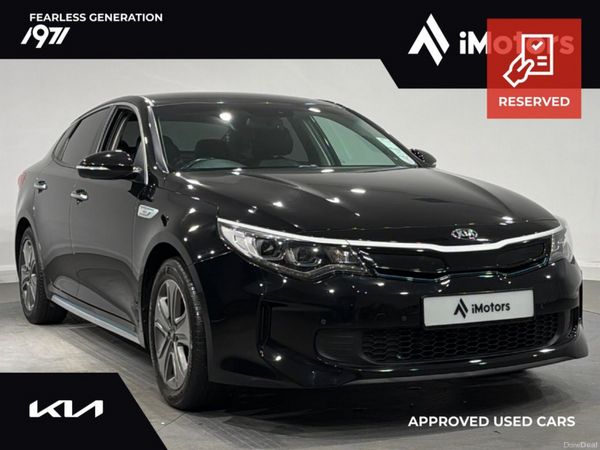 Kia Optima Saloon, Petrol Plug-in Hybrid, 2017, Black