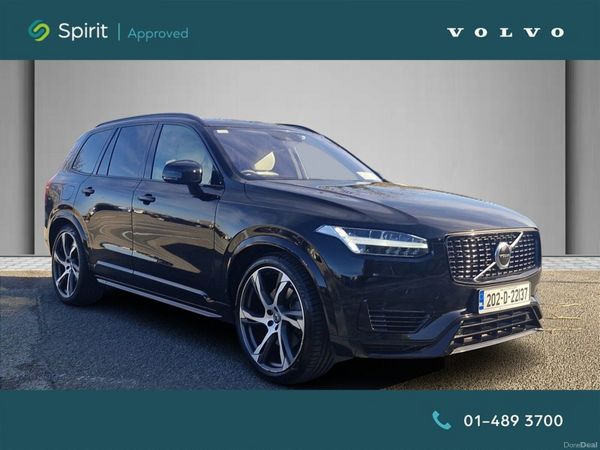 Volvo XC90 SUV, Petrol Plug-in Hybrid, 2020, Black