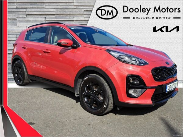 Kia Sportage SUV, Diesel Hybrid, 2021, Red
