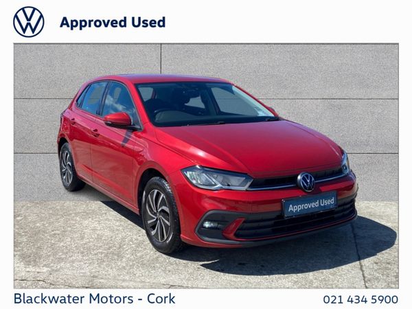 Volkswagen Polo Hatchback, Petrol, 2023, Red