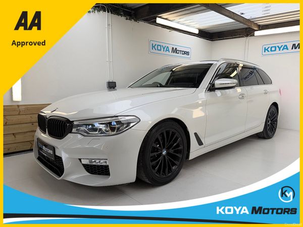 BMW 5-Series Estate, Diesel, 2017, White