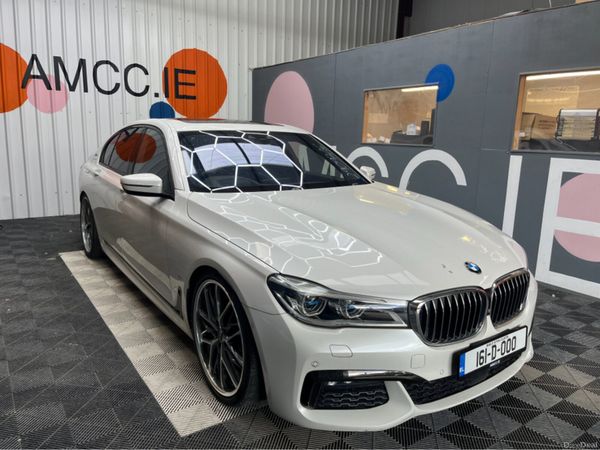 BMW 7-Series Saloon, Petrol Plug-in Hybrid, 2016, White