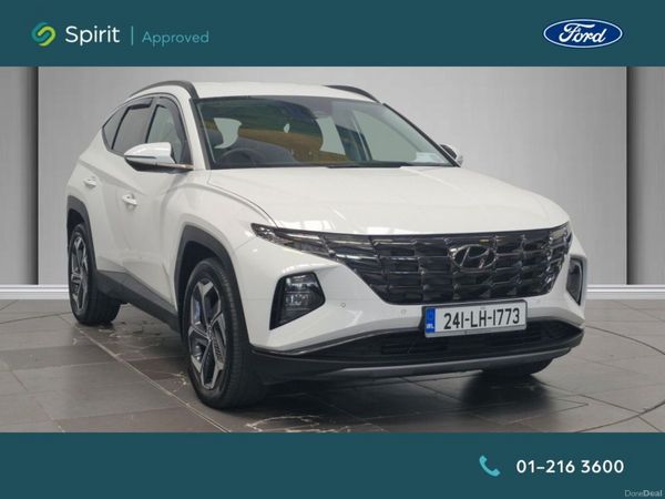 Hyundai Tucson SUV, Petrol Hybrid, 2024, White