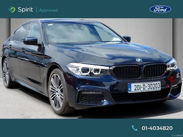 BMW 5-Series Saloon, Petrol Plug-in Hybrid, 2020, Black