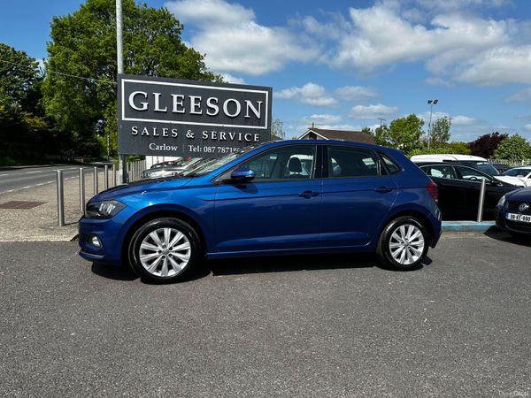 Volkswagen Polo Hatchback, Petrol, 2019, Blue