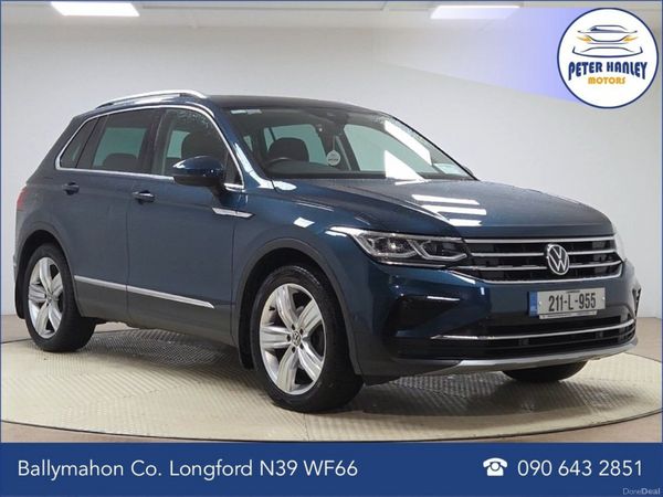 Volkswagen Tiguan SUV, Diesel, 2021, Blue
