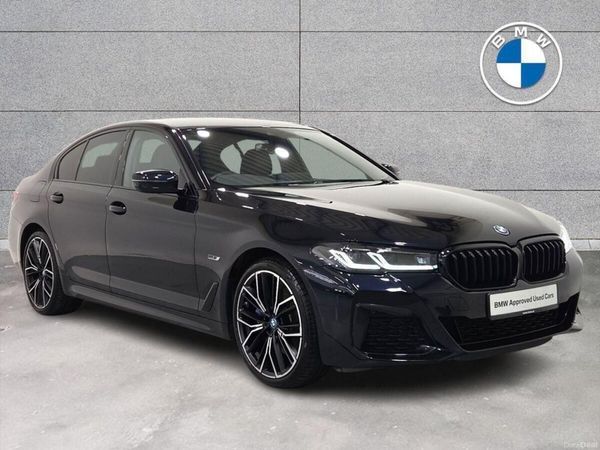 BMW 5-Series Saloon, Petrol Plug-in Hybrid, 2023, Black