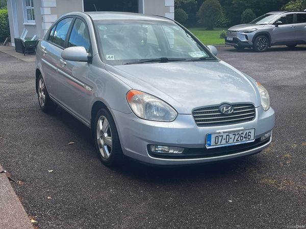 Hyundai Accent Saloon, Petrol, 2007, Silver