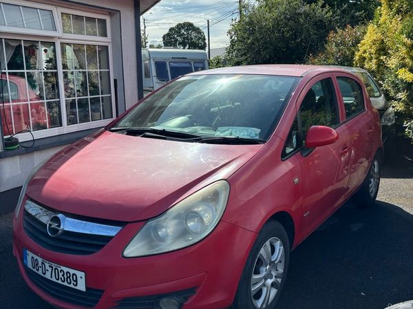Opel Corsa Hatchback, Petrol, 2008, Red