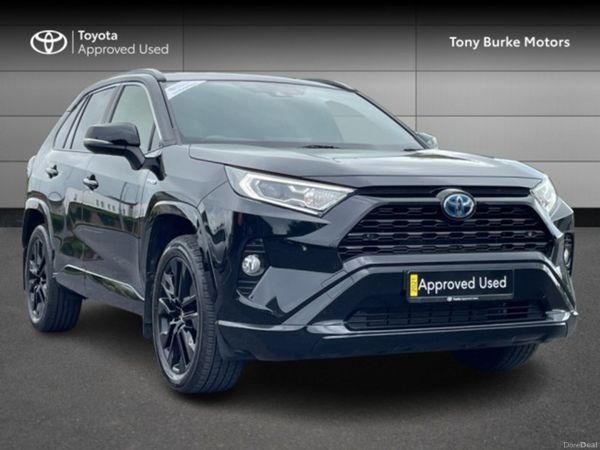 Toyota RAV4 SUV, Petrol Hybrid, 2021, Black