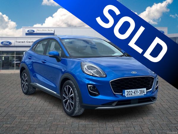 Ford Puma MPV, Petrol Hybrid, 2020, Blue