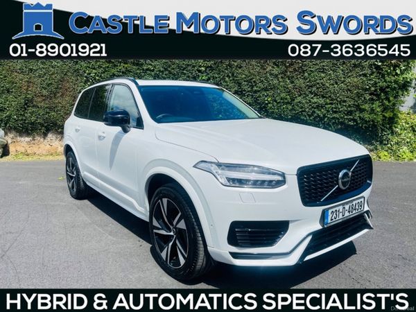 Volvo XC90 SUV, Petrol Plug-in Hybrid, 2023, White
