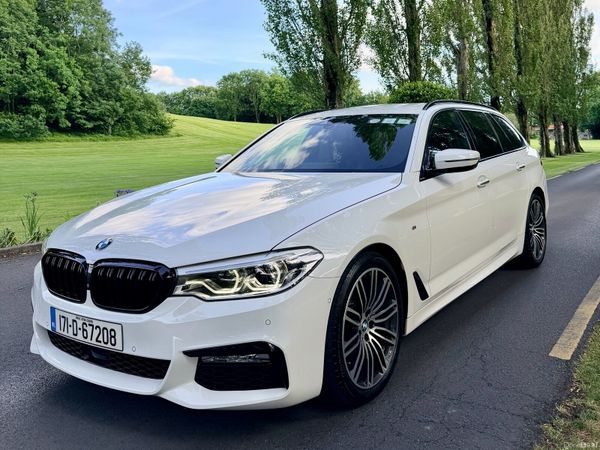 BMW 5-Series Estate, Petrol, 2017, White