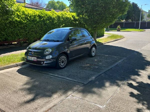 Fiat 500 Hatchback, Petrol, 2018, Grey