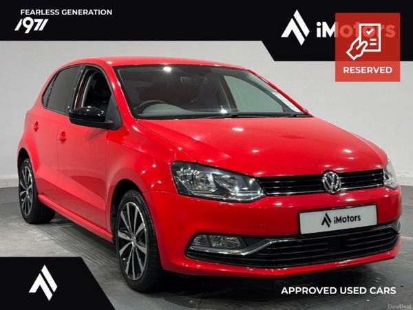 Volkswagen Polo Hatchback, Petrol, 2017, Red
