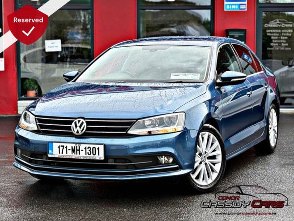 Volkswagen Jetta Saloon, Diesel, 2017, Blue