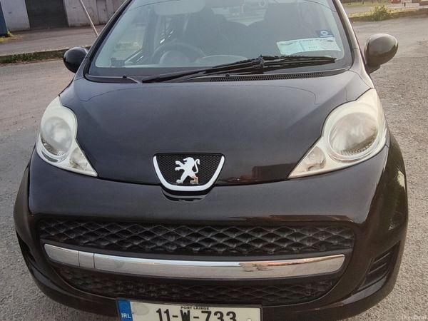 Peugeot 107 Hatchback, Petrol, 2011, Black