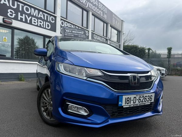 Honda Jazz Hatchback, Petrol Hybrid, 2018, Blue