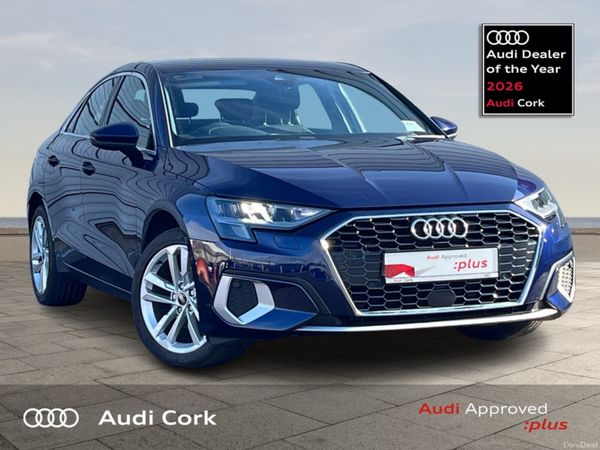 Audi A3 Saloon, Petrol, 2023, Blue