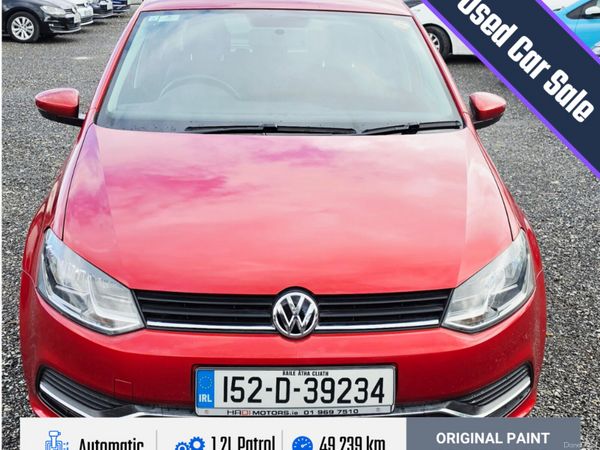 Volkswagen Polo Hatchback, Petrol, 2015, Red