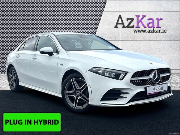 Mercedes-Benz A-Class Saloon, Petrol Plug-in Hybrid, 2021, White