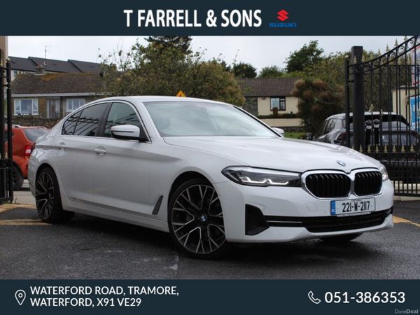 BMW 5-Series Saloon, Diesel, 2022, White