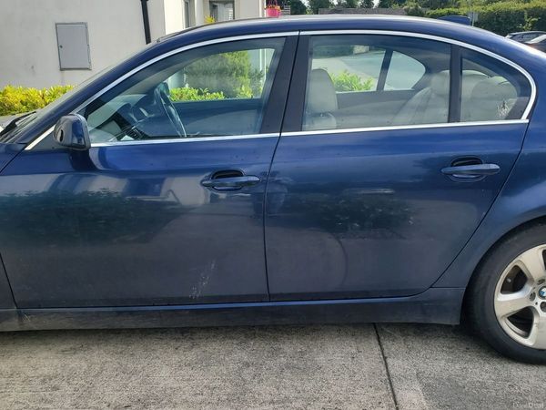BMW 5-Series Saloon, Diesel, 2007, Blue