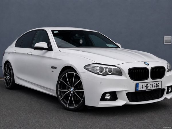 BMW 5-Series Saloon, Diesel, 2014, White