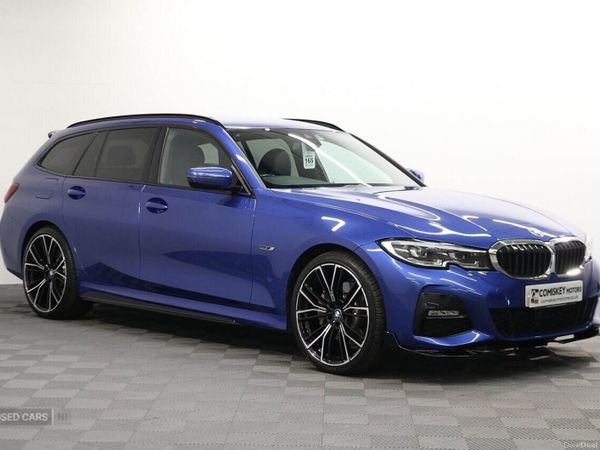 BMW 3-Series Estate, Petrol Hybrid, 2022, Blue