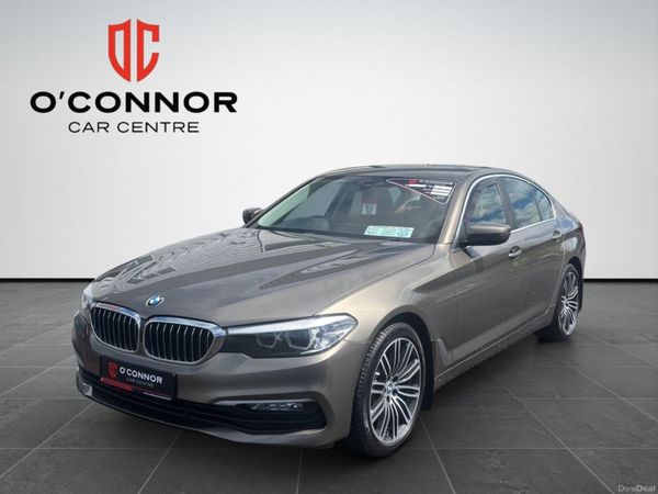 BMW 5-Series Saloon, Diesel, 2017, Brown