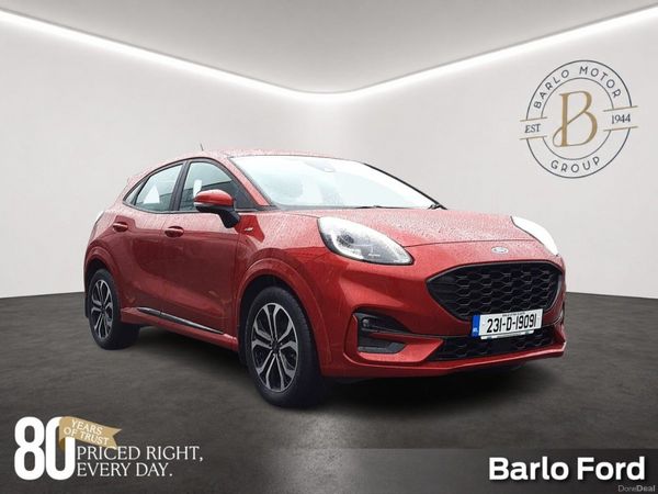 Ford Puma MPV, Petrol Hybrid, 2023, Red