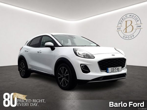Ford Puma MPV, Petrol Hybrid, 2022, White