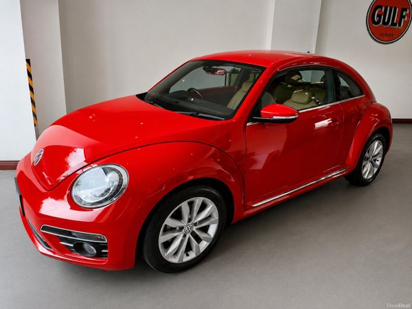 Volkswagen Beetle Coupe, Petrol, 2018, Red