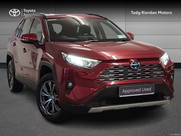 Toyota RAV4 SUV, Petrol Hybrid, 2022, Red