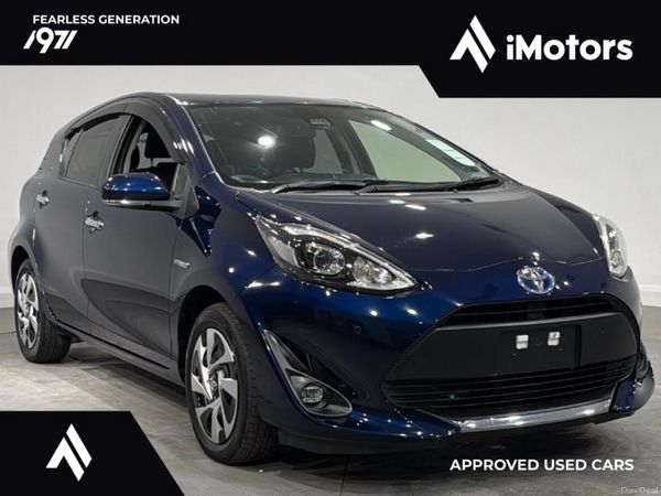 Toyota Aqua Hatchback, Petrol Hybrid, 2019, Blue