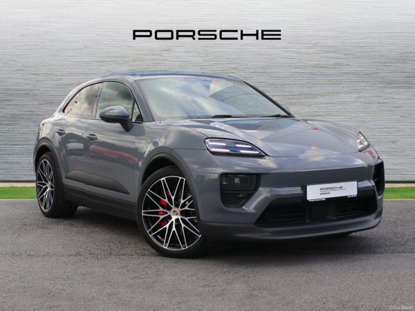 Porsche Macan SUV, Electric, 2026, Grey
