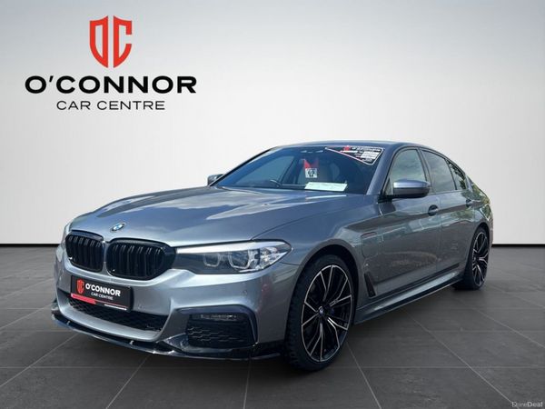 BMW 5-Series Saloon, Petrol Plug-in Hybrid, 2018, Blue