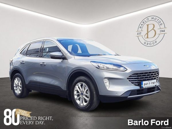 Ford Kuga SUV, Petrol Plug-in Hybrid, 2024, Silver