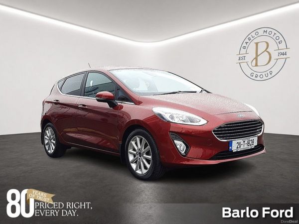 Ford Fiesta Hatchback, Petrol, 2021, Red