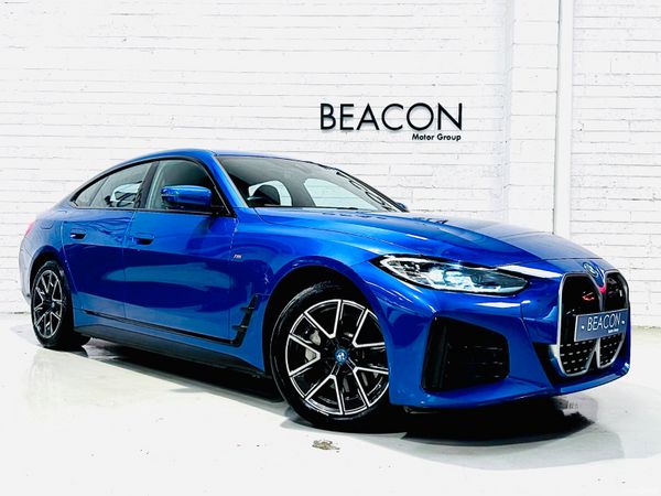 BMW i4 Coupe, Electric, 2024, Blue