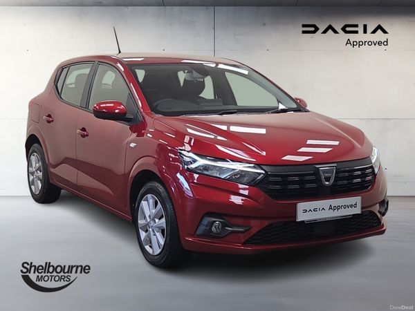 Dacia Sandero Hatchback, Petrol, 2022, Red