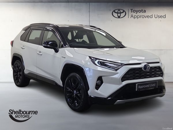 Toyota RAV4 Estate, Petrol Hybrid, 2021, White