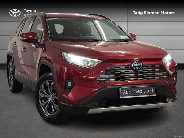 Toyota RAV4 SUV, Petrol Hybrid, 2022, Red