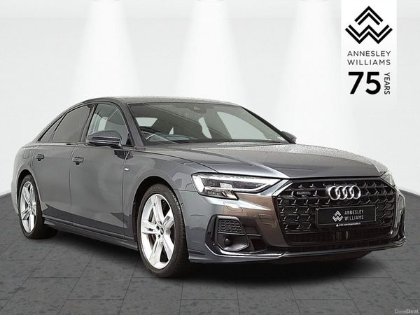 Audi A8 Saloon, Petrol Plug-in Hybrid, 2024, Grey