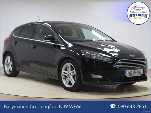 Ford Focus Hatchback, Diesel, 2018, Black