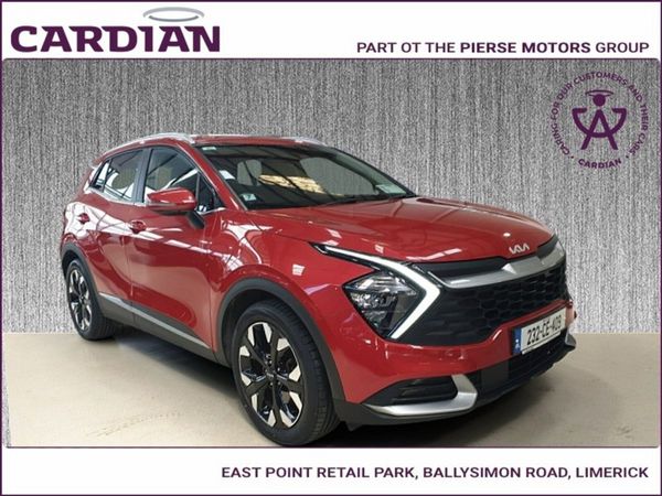 Kia Sportage SUV, Petrol Plug-in Hybrid, 2023, Red