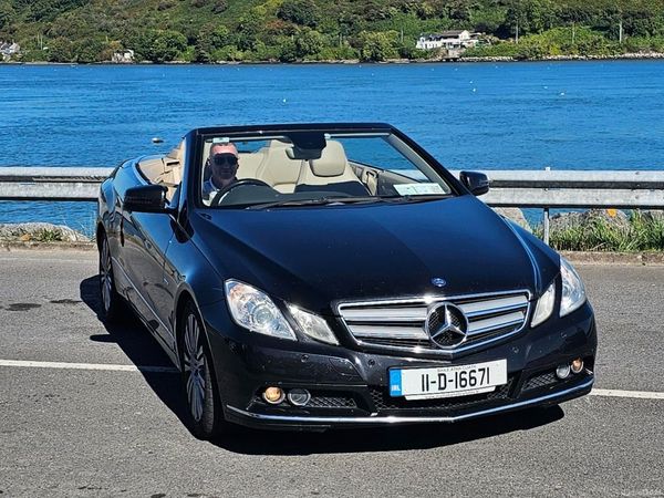 Mercedes-Benz E-Class Convertible, Diesel, 2011, Black