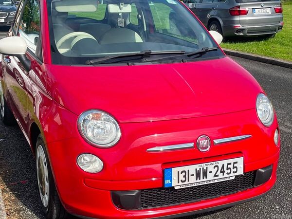 Fiat 500 Hatchback, Petrol, 2013, Red