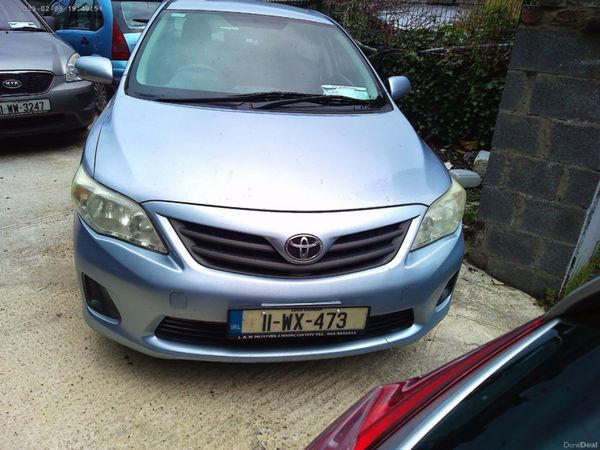 Toyota Corolla Saloon, Diesel, 2011, Blue